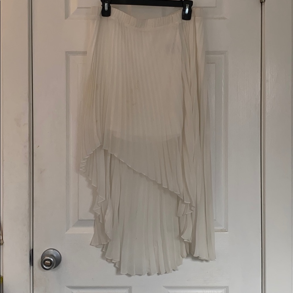 White skirt